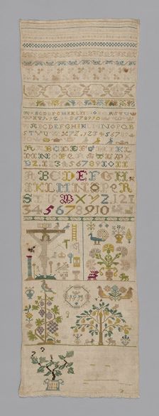 Sampler, Germany, 1766. Creator: Unknown