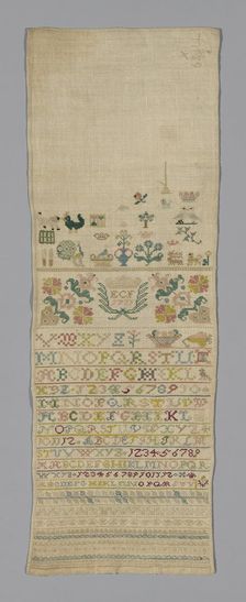 Sampler, Germany, 1771. Creator: Unknown