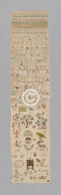 Sampler, Germany, 1787. Creator: Unknown.