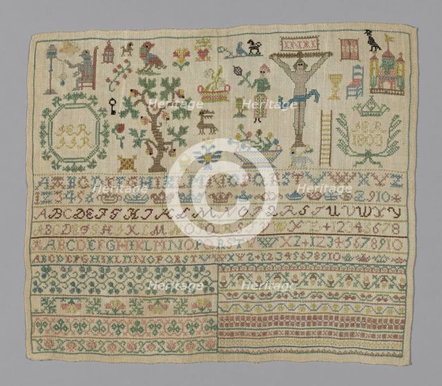 Sampler, Germany, 1803. Creator: Unknown.
