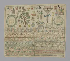 Sampler, Germany, 1803. Creator: Unknown