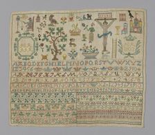 Sampler, Germany, 1803. Creator: Unknown