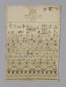 Sampler, Germany, 1806. Creator: Unknown