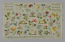 Sampler, Germany, 18th century. Creator: Unknown
