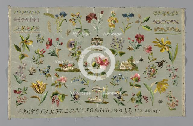 Sampler, Germany, 18th century. Creator: Unknown.