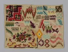 Sampler, Germany, 19th century. Creator: Unknown