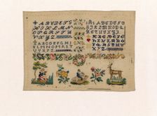 Sampler, Italy, 1801/75. Creator: Unknown