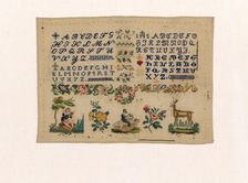 Sampler, Italy, 1801/75. Creator: Unknown