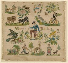 Sampler, Italy, Early/mid-19th century. Creator: Unknown