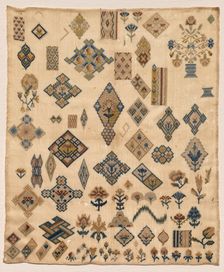 Sampler, late 1800s. Creator: Unknown