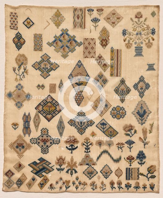 Sampler, late 1800s. Creator: Unknown.