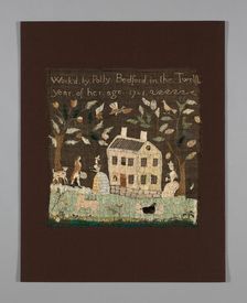 Sampler, Massachusetts, 1791. Creator: Polly Bedford