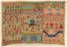 Sampler, México, 1849. Creator: Unknown