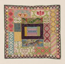 Sampler, México, 1825/75. Creator: Unknown