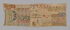 Sampler, México, 1825/75. Creator: Unknown