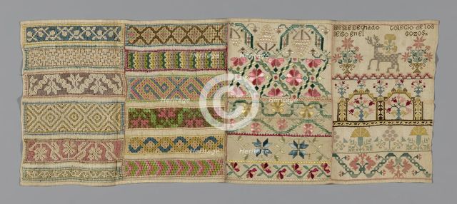 Sampler, México, 1825/75. Creator: Unknown.