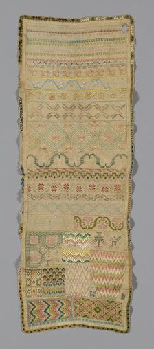 Sampler, México, 1825/75. Creator: Unknown