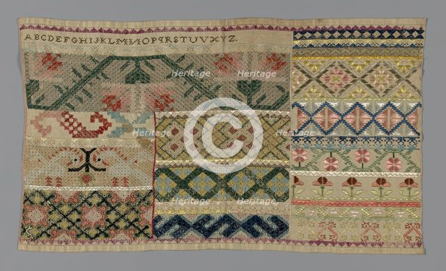 Sampler, México, 19th century. Creator: Unknown.