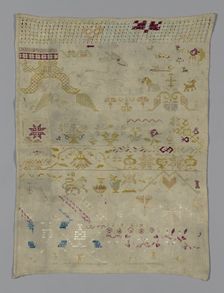 Sampler, México, 19th century. Creator: Unknown