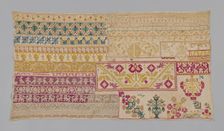 Sampler, México, 19th century. Creator: Unknown
