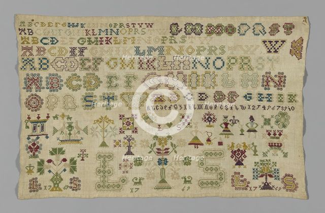 Sampler, Netherlands, 1769. Creator: Unknown.