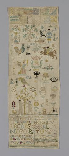 Sampler, Netherlands, 1794. Creator: Unknown