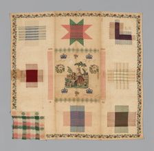 Sampler, Netherlands, 1843. Creator: Unknown