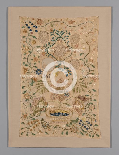 Sampler, Pennsylvania, 1795. Creator: Unknown.