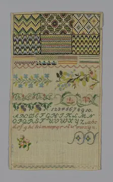 Sampler, Southern Germany, 19th century. Creator: Unknown