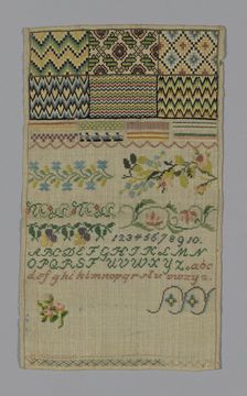 Sampler, Southern Germany, 19th century. Creator: Unknown
