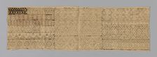 Sampler, Spain, 19th century. Creator: Unknown