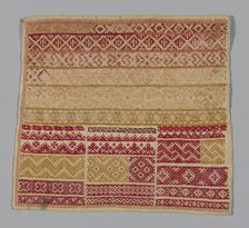 Sampler, Spain, 19th century. Creator: Unknown