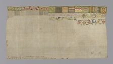 Sampler, Spain, 19th century. Creator: Unknown