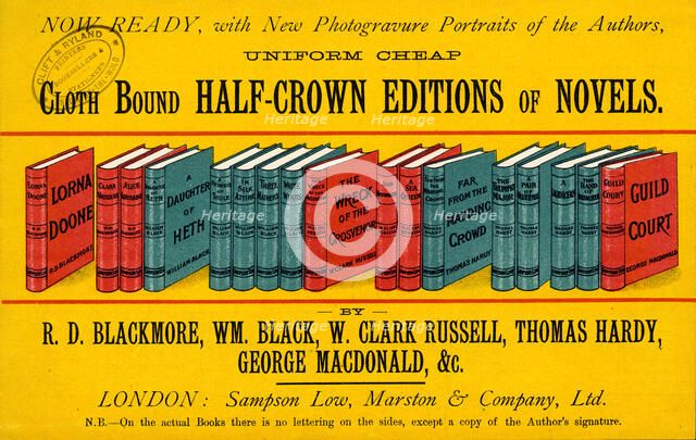 Sampson Low, Marston & Company Ltd, 19th century. Artist: Unknown