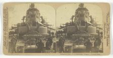 Sampson's Fleet. U.S. Battleship "Oregon", Forward Deck, 1898. Creator: William H Rau