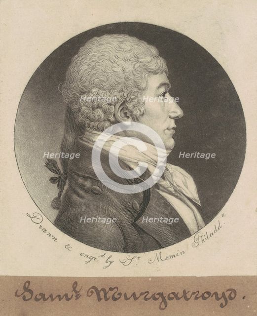 Samuel Murgatroyd, 1798. Creator: Charles Balthazar Julien Févret de Saint-Mémin.
