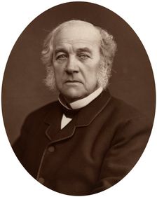 Samuel Morley, MP, industrialist and politician, 1882.Artist: Lock & Whitfield
