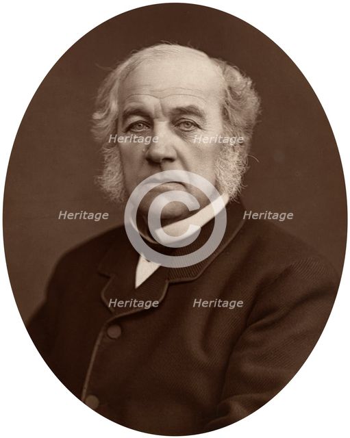 Samuel Morley, MP, industrialist and politician, 1882.Artist: Lock & Whitfield