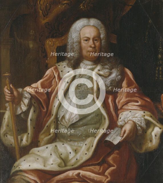 Samuel Åkerhielm af Margretelund d.y., 1684-1768, 18th century. Creator: Lorens Pasch the Elder.