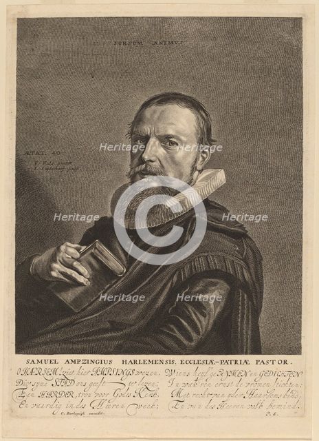 Samuel Ampzing. Creator: Jonas Suyderhoef.