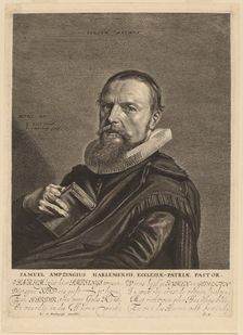 Samuel Ampzing. Creator: Jonas Suyderhoef