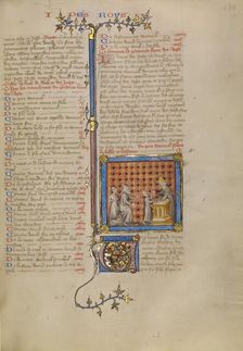 Samuel before Eli the Priest, about 1360-1370. Creator: Master of Jean de Mandeville