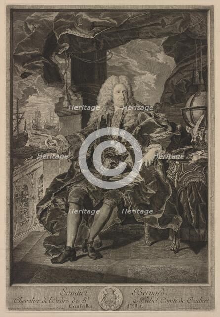 Samuel Bernard. Creator: Pierre Drevet (French, 1663-1738).