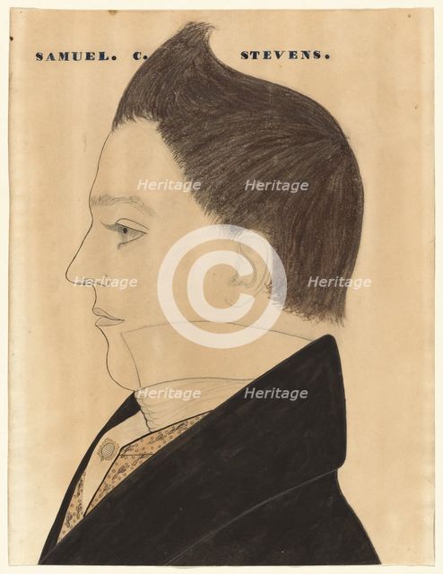 Samuel C. Stevens, c. 1820. Creator: Unknown.