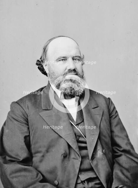 Samuel C. Pomeroy of Kansas, between 1855 and 1865. Creator: Unknown.