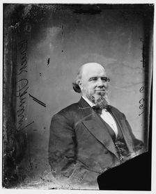 Samuel C. Pomeroy of Kansas, between 1855 and 1865. Creator: Unknown