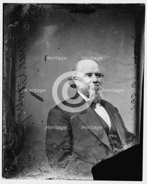 Samuel C. Pomeroy of Kansas, between 1855 and 1865. Creator: Unknown.