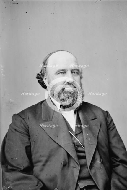 Samuel C. Pomeroy of Kansas, between 1855 and 1865. Creator: Unknown.