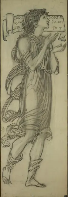 Samuel (Cartoon for Lady Chapel east window), March 1872. Creator: Sir Edward Coley Burne-Jones