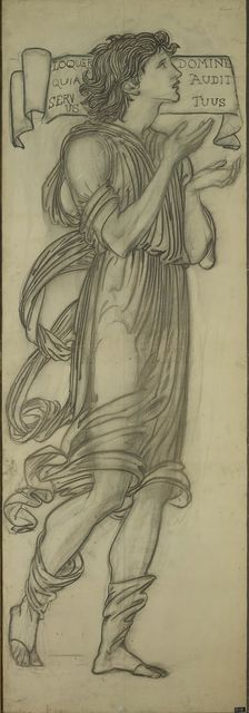 Samuel (Cartoon for Lady Chapel east window), March 1872. Creator: Sir Edward Coley Burne-Jones